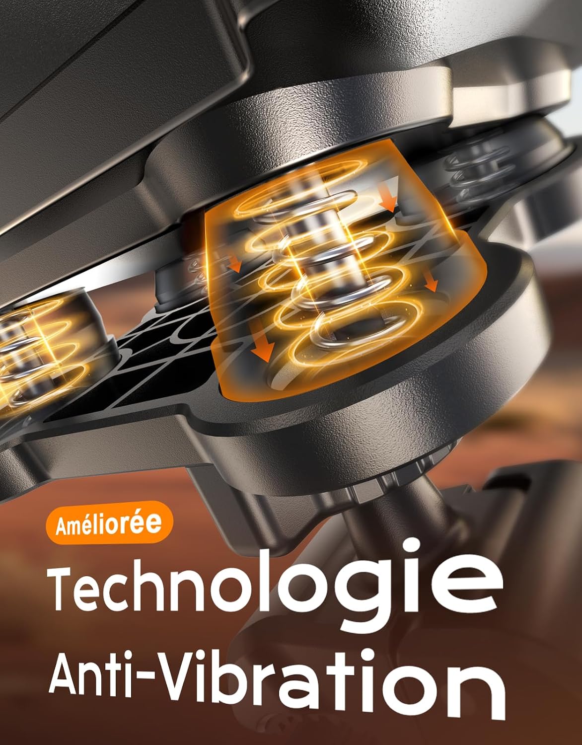 Thumbnail 1 de CIRYCASE YYS683 telefoonhouder voor motorfiets met 360°-rotatie en anti-vibratie