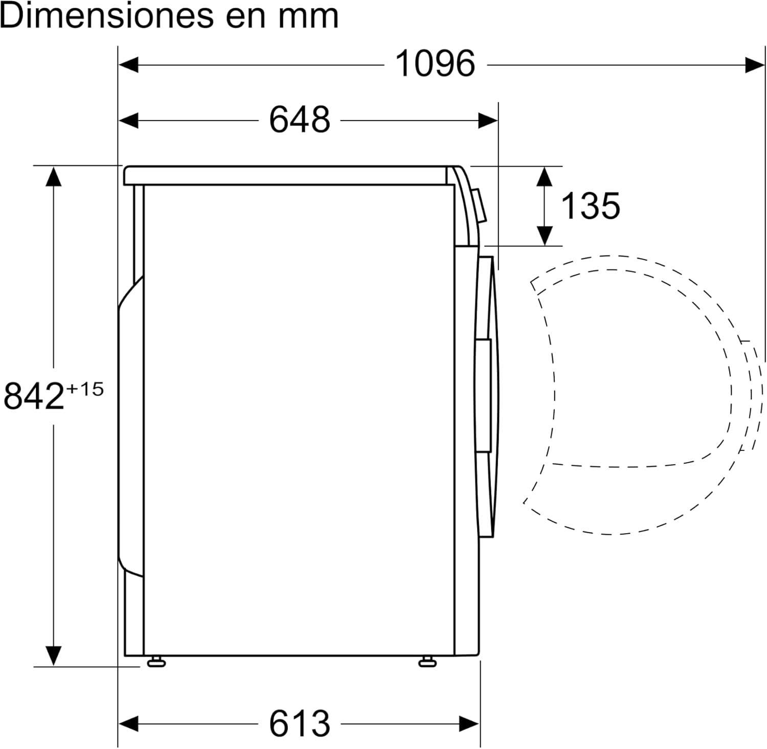 Detalle 2 de Balay 3SB288BE Secadora 8 kg