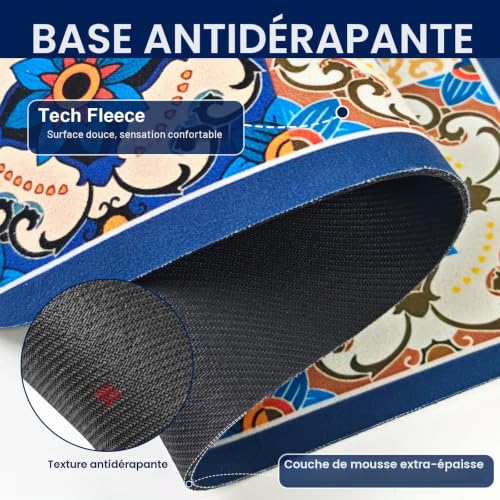Thumbnail 5 de xyuayamz Tapis de protection 60 × 60 cm antidérapant bleu