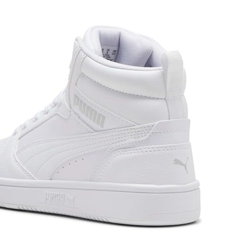 Thumbnail 1 de PUMA Rebound V6 Mid Jr – Scarpe da ginnastica unisex per bambini e ragazzi (38 EU) con tomaia sintetica e suola in gomma