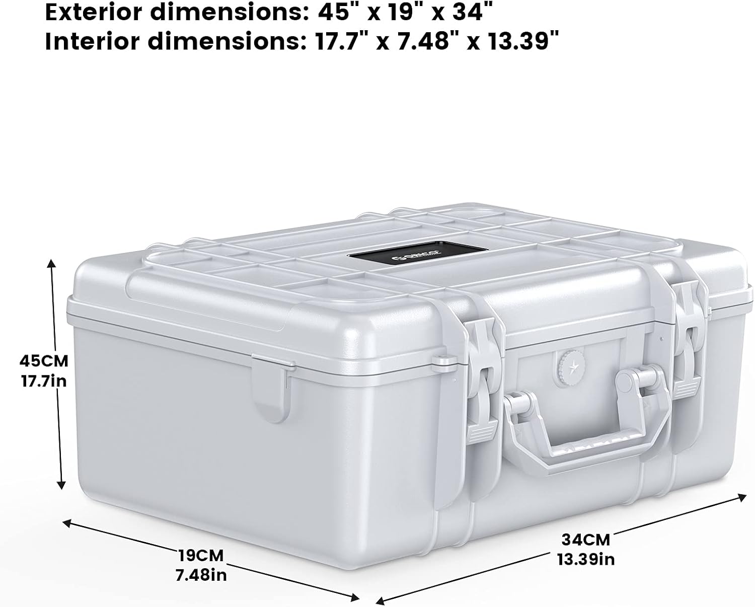 Detalle 2 de ORICO Boîtier de Protection pour Disque Dur 3,5'' – Multi-Protection, Capacité 20 HDD