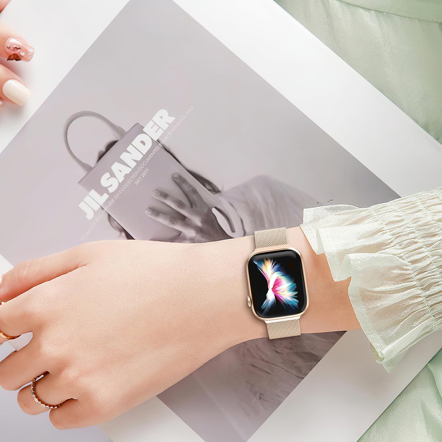 Thumbnail 6 de Higgs Metal Strap Rosegold 42mm