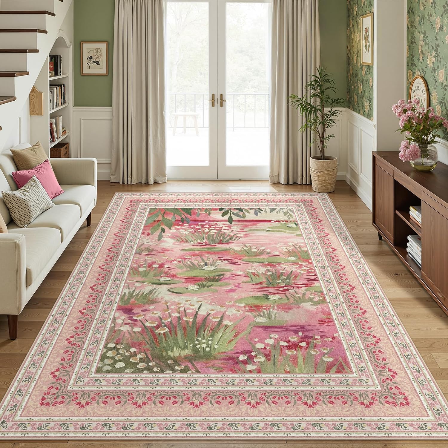 Detalle de Washable 6x9 area rug