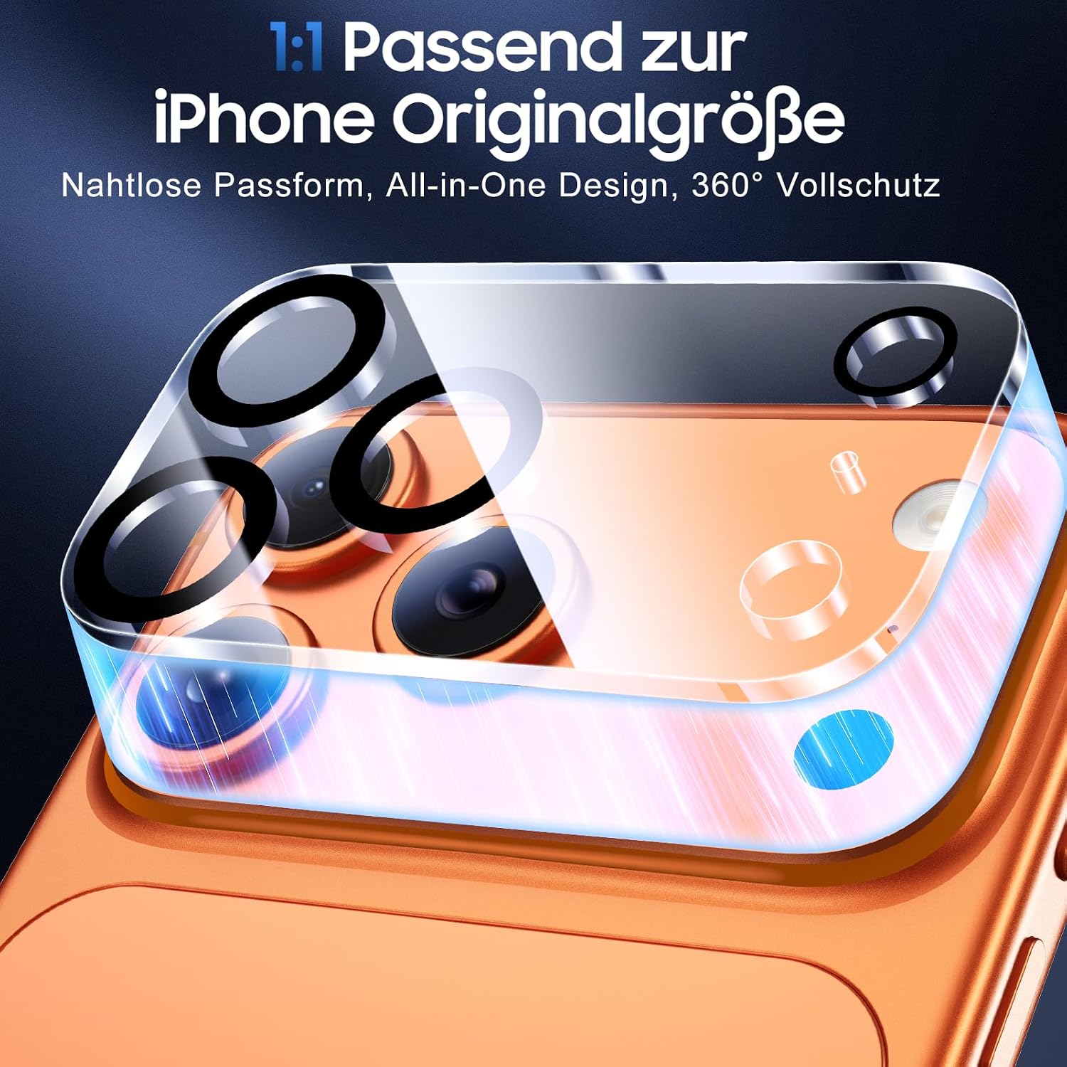 Thumbnail 4 de UniqueMe iPhone 17 Pro Kameraschutz 3 Stück