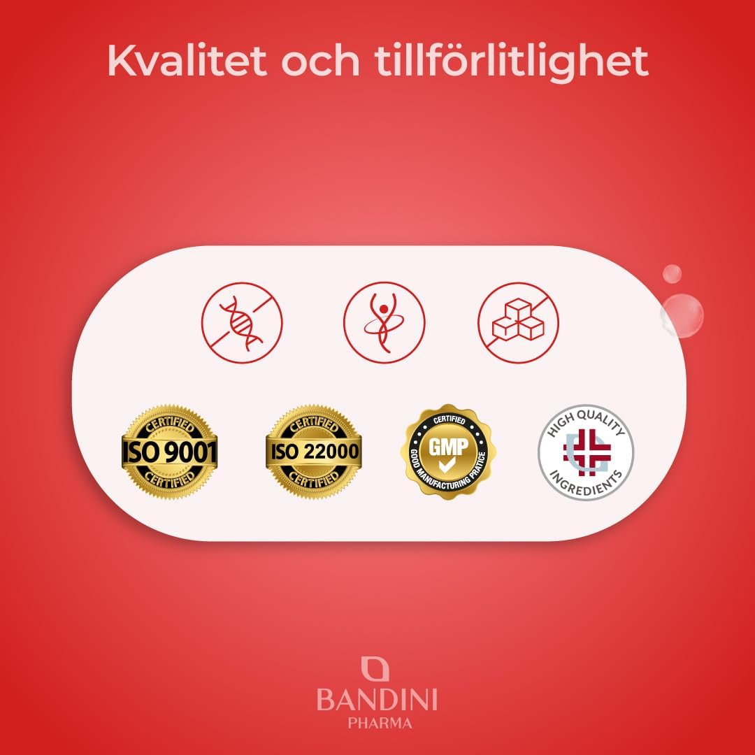 Thumbnail 6 de BANDINI krillolja 3000 mg – omega-3 med EPA, DHA och astaxantin, 90 kapslar