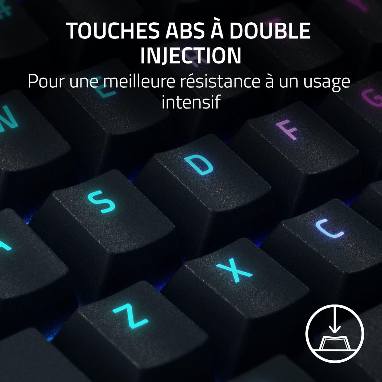 Thumbnail 5 de Razer BlackWidow V4 clavier gaming mécanique Chroma RGB (switches jaunes) – US noir