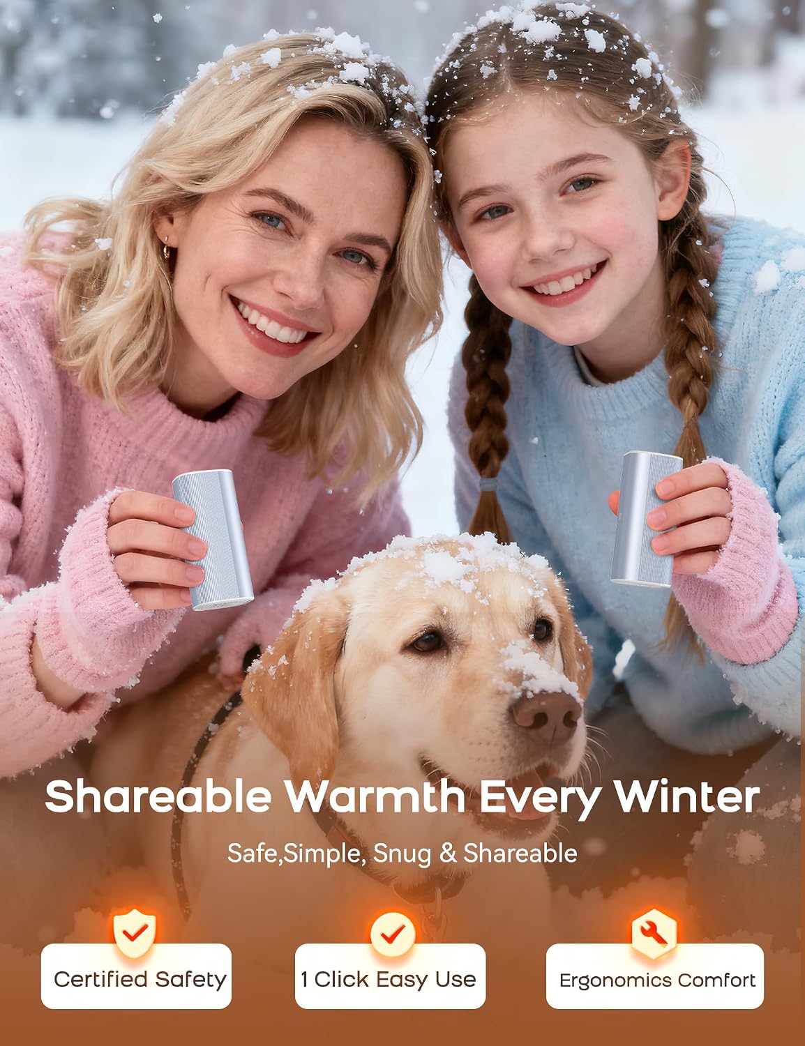 Detalle de RORRY Rechargeable Hand Warmers 10,000mAh