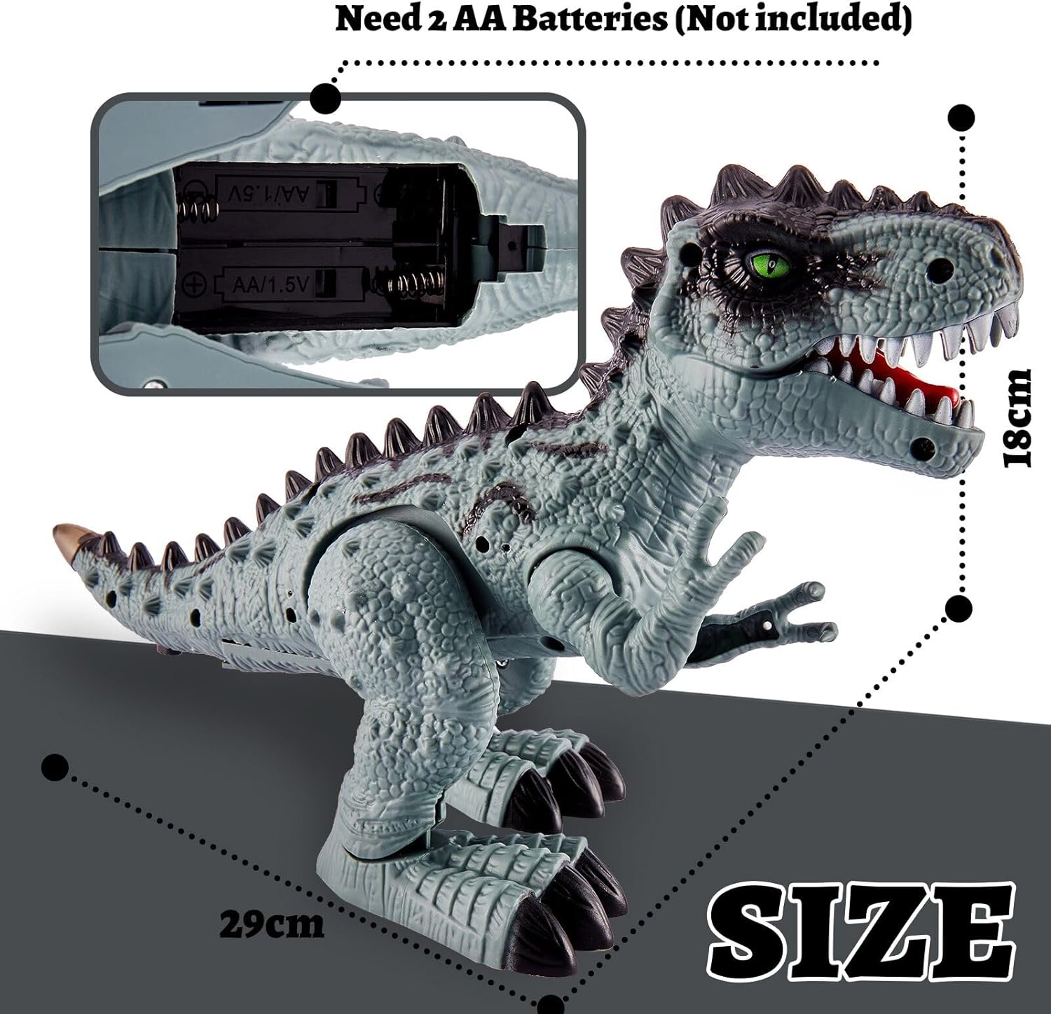 Thumbnail 4 de TOEY PLAY T‑Rex 29cm walking toy
