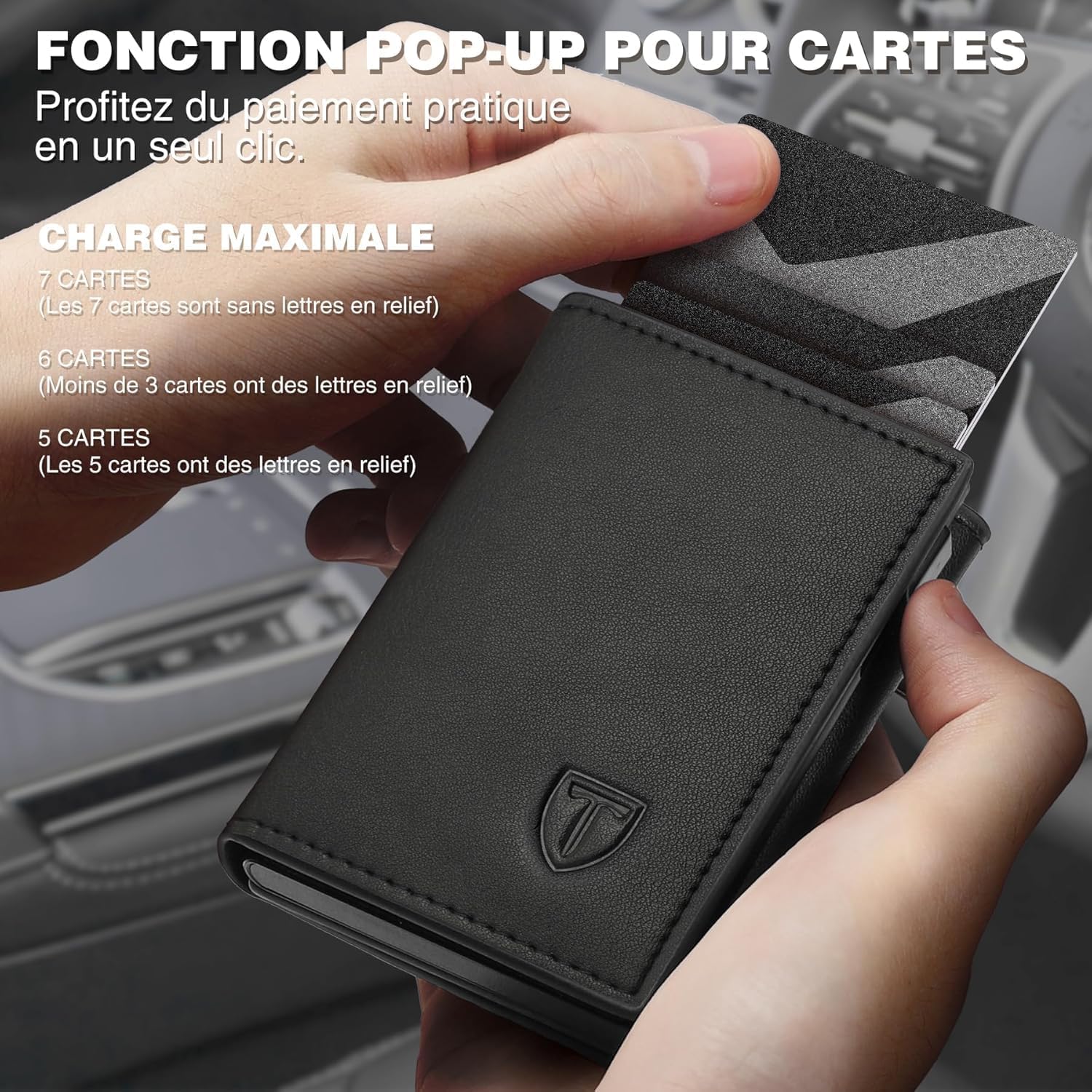 Thumbnail 3 de TEEHON Geldbörse Herren Slim Wallet mit RFID Schutz