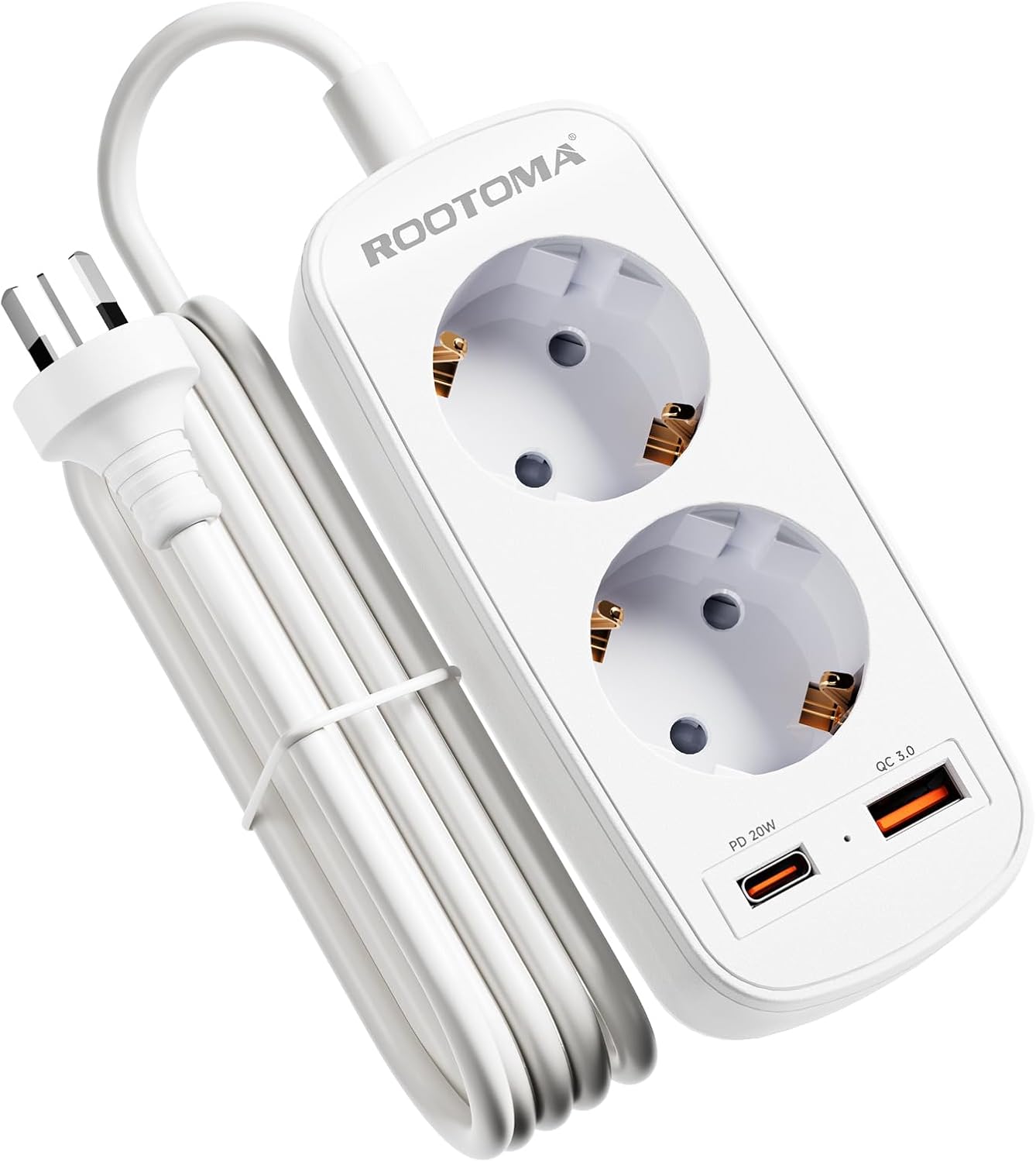 Detalle de Adapter für Australien Typ I mit PD20W USB Ladegerät und 1,5 m Kabel 🔌