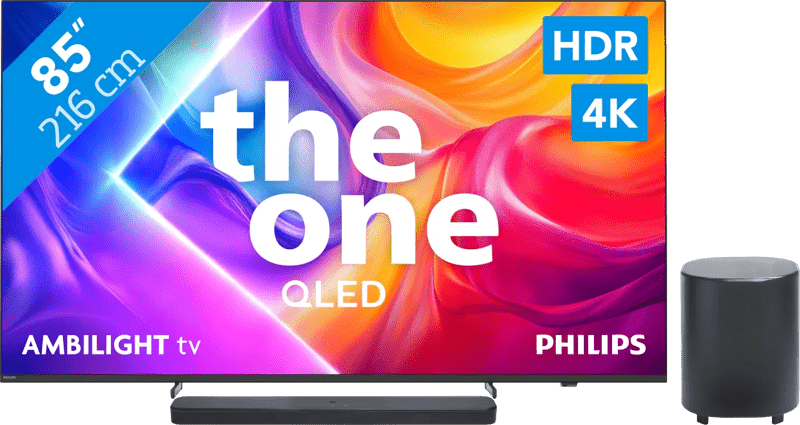 Detalle de Philips PUS9000 85 Zoll QLED 4K Ambilight