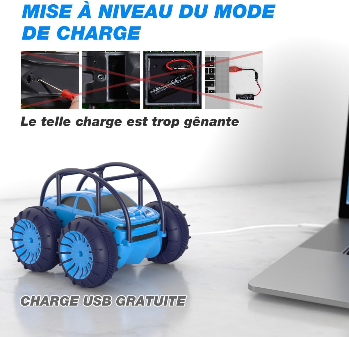 Detalle 2 de MaxTronic Stunt voiture télécommandée 2,4 GHz