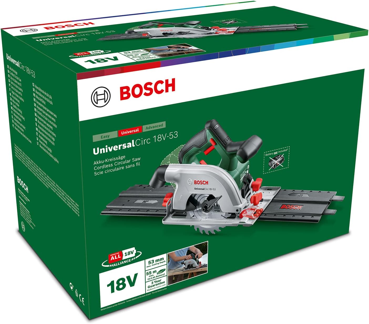 Thumbnail 6 de Bosch UniversalCirc 18V-53 scie circulaire 53 mm 🛠