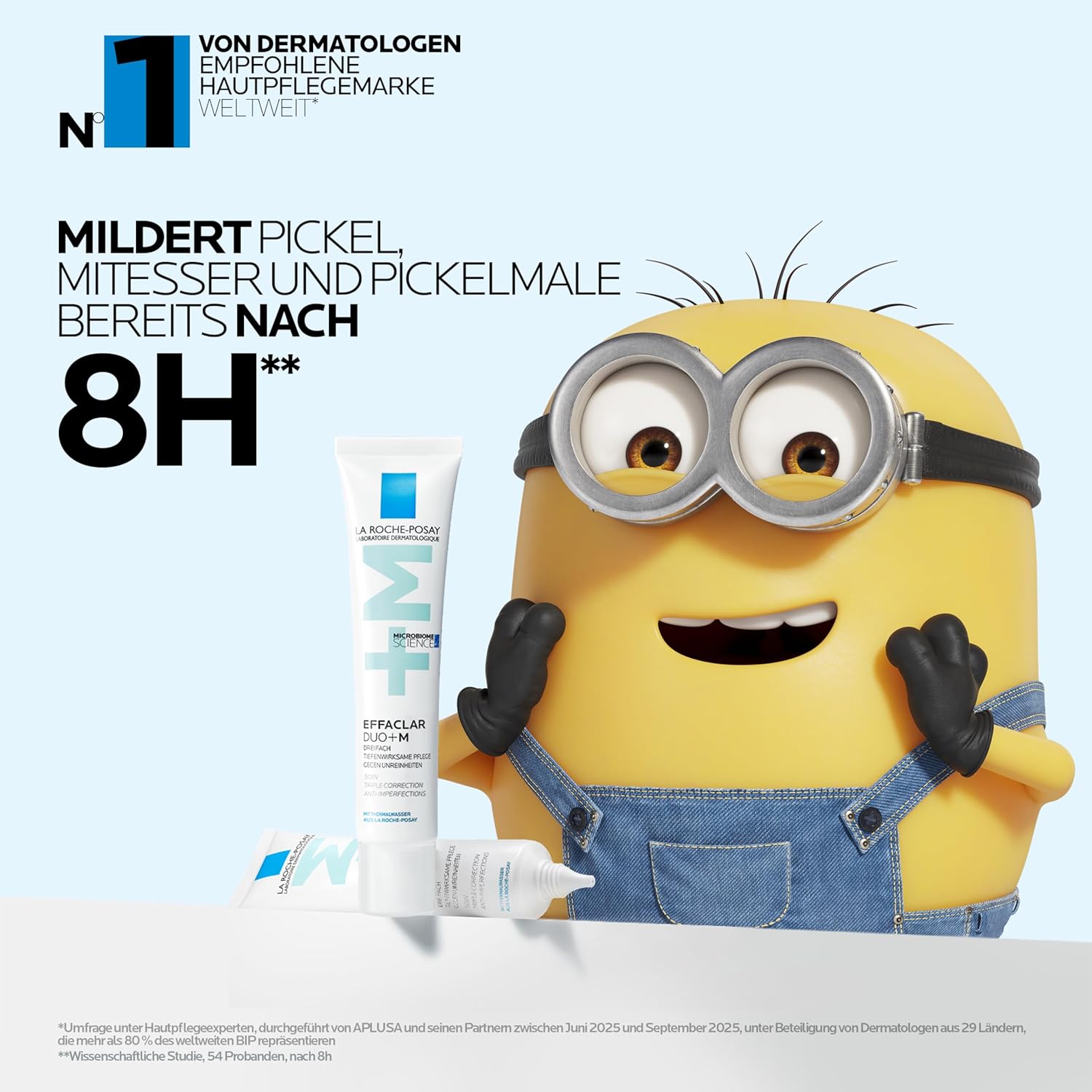 Detalle de La Roche-Posay Effaclar Duo+M Anti-Akne Gesichtscreme, 40 ml – Dreifach wirksame Pflege gegen Unreinheiten