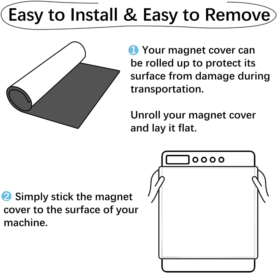 Thumbnail 6 de Dishwasher Magnet Cover 23 x 26 Inches
