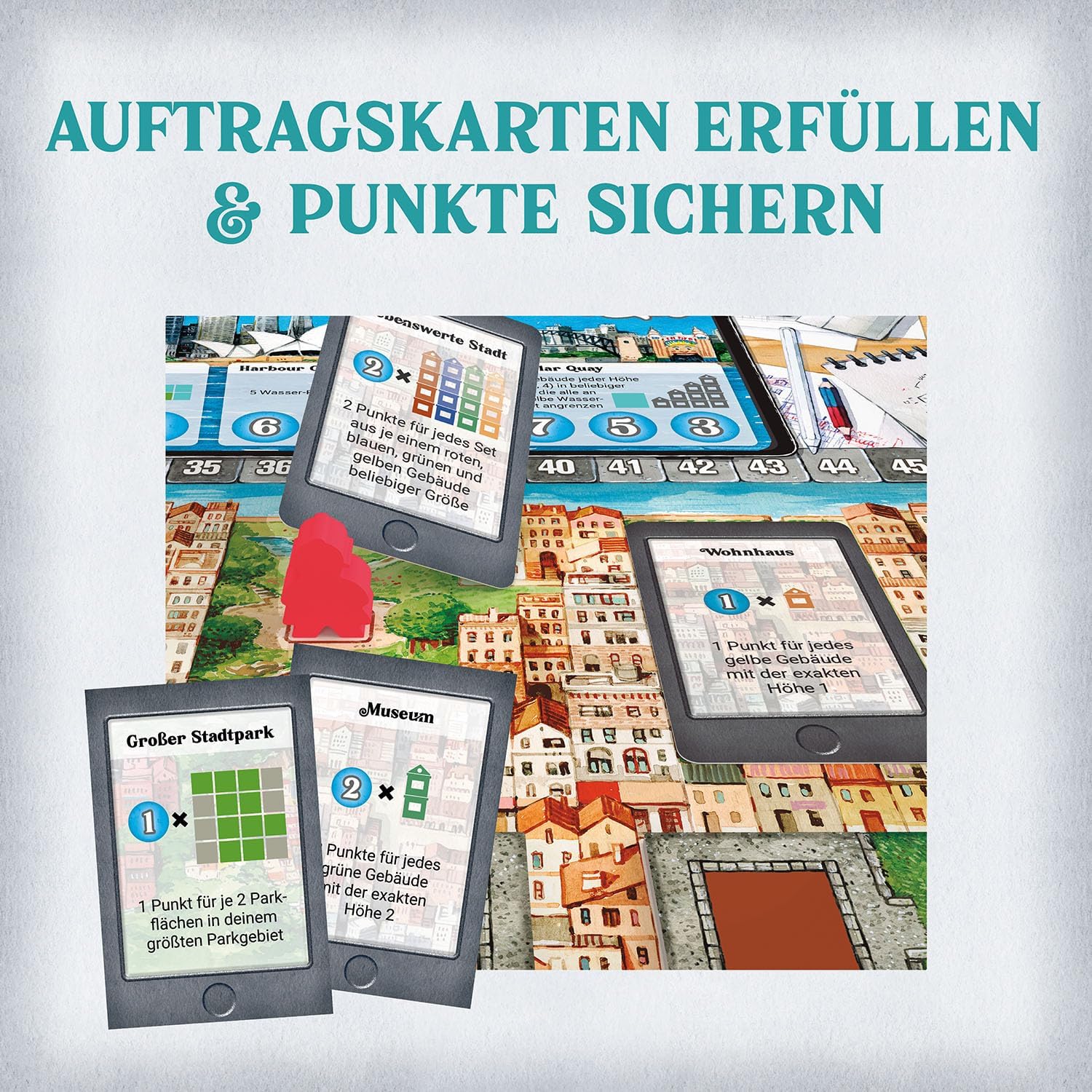 Thumbnail 4 de Cities Brettspiel 2-4 Spieler ab 10 Jahren