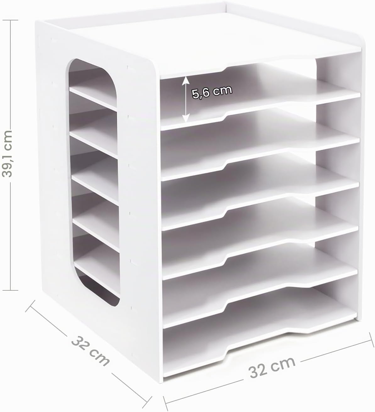 Detalle 2 de SONGWAY – 7-poziomowy organizer na papier do scrapbookingu 30,5 × 30,5 cm
