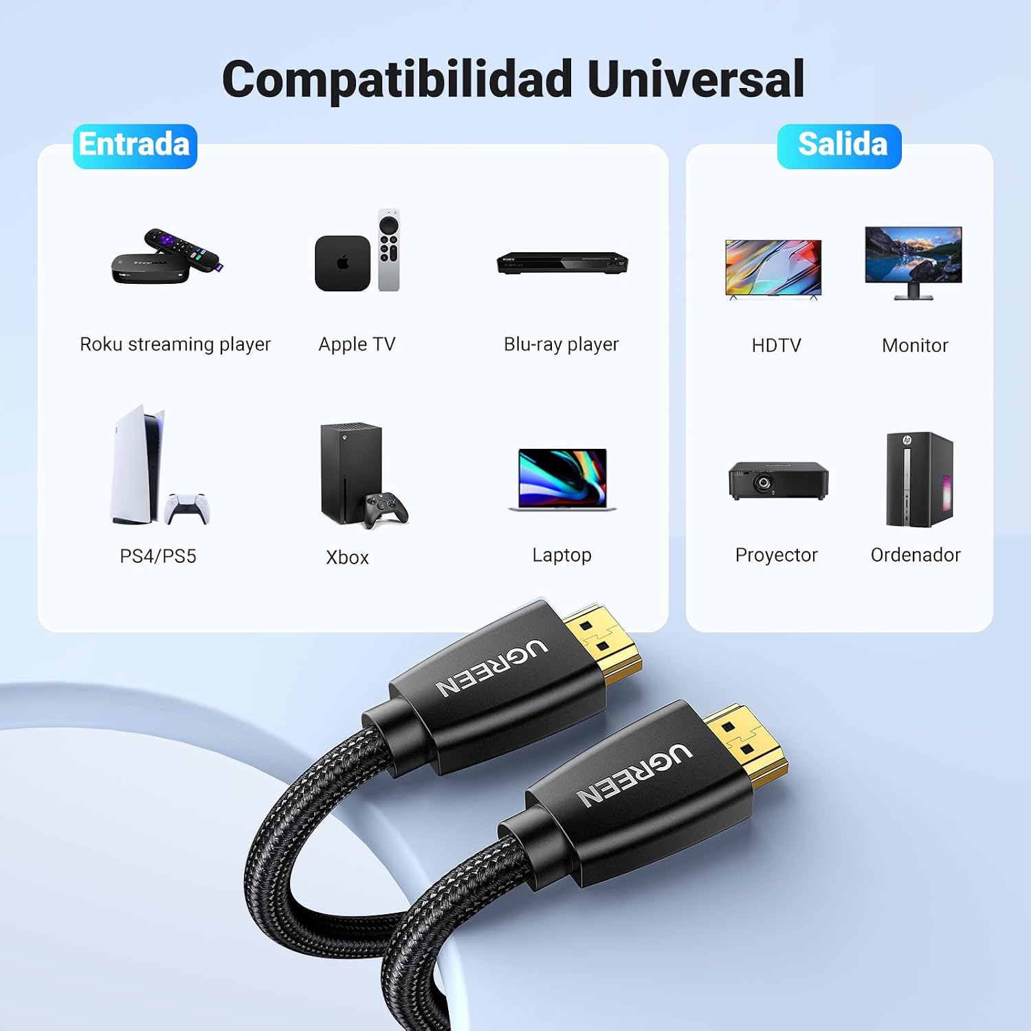 Thumbnail 6 de UGREEN Cable HDMI 4K 60Hz 3M