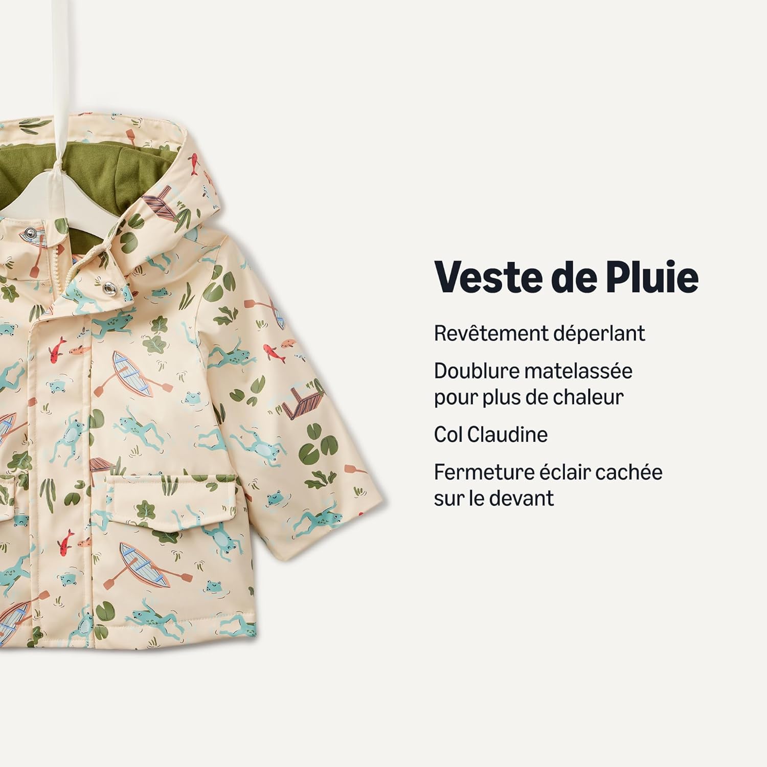 Detalle de Amazon Essentials Veste de Pluie Déperlante pour Bébé Garçon – collaboration Sofia Grainge