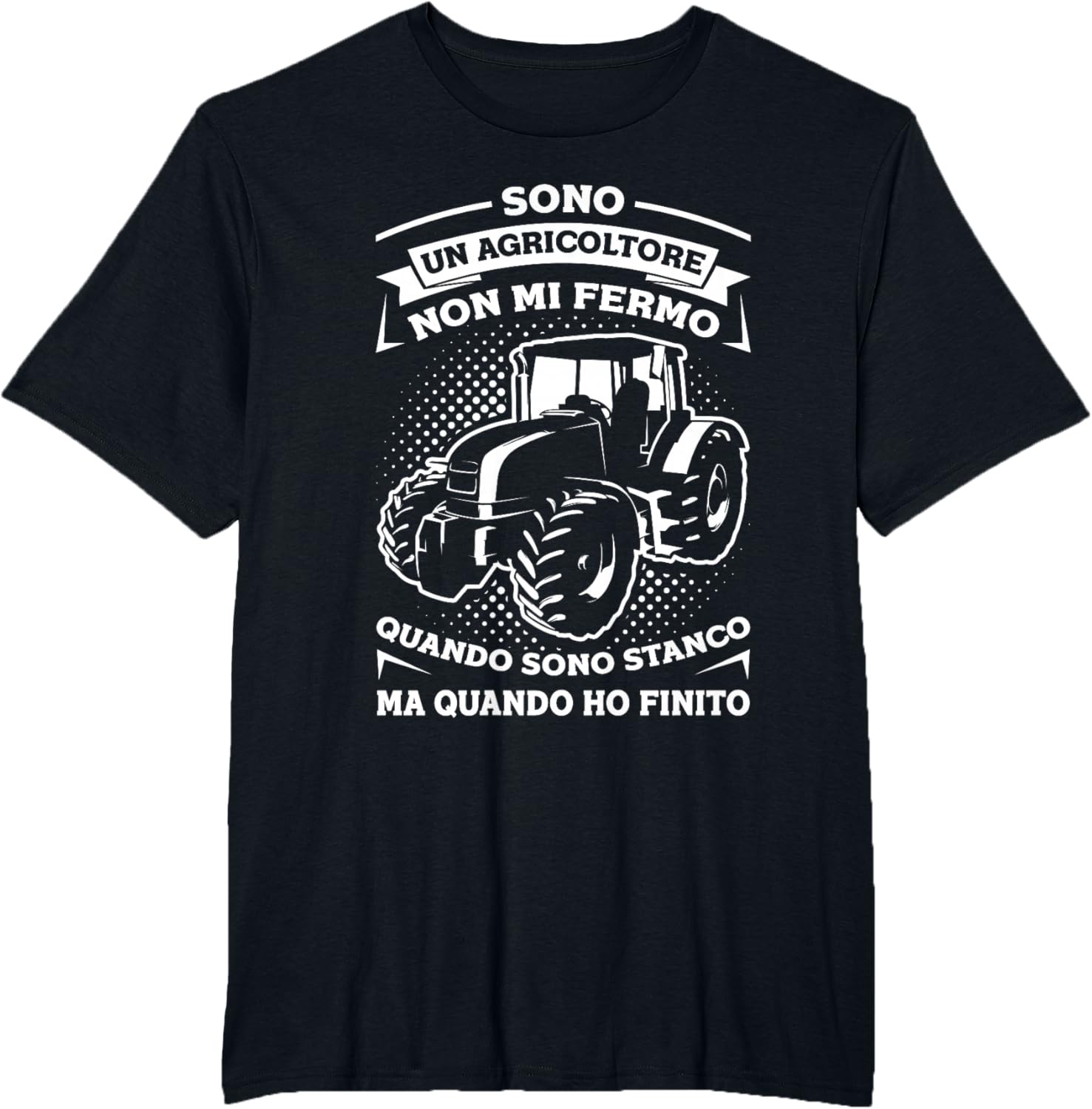 Detalle 2 de Lavoro Duro Trattore Amore Sono un Agricoltore — Maglietta