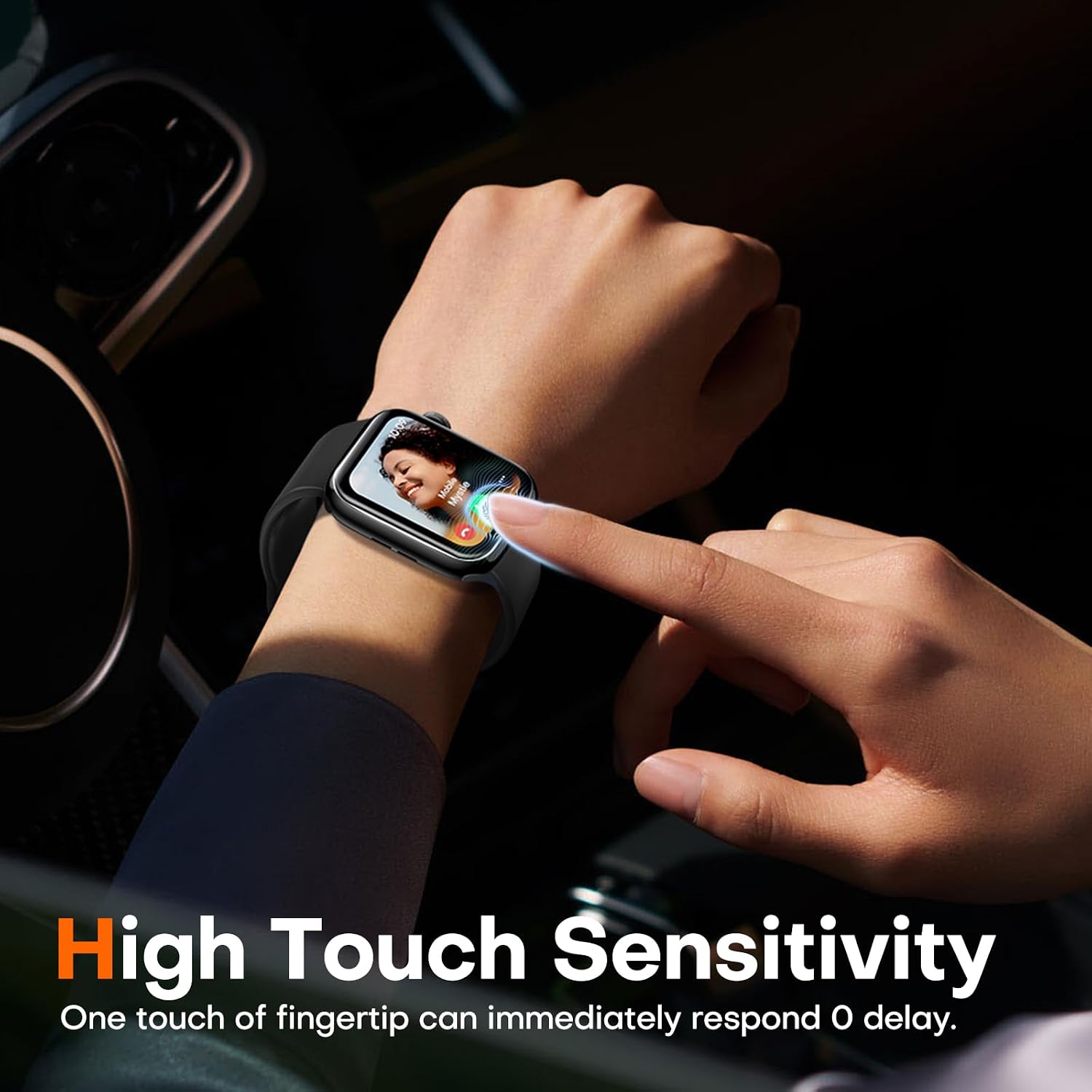 Detalle de LK 8-Pack TPU Screen Protectors for Apple Watch Series 12/11/10 46mm