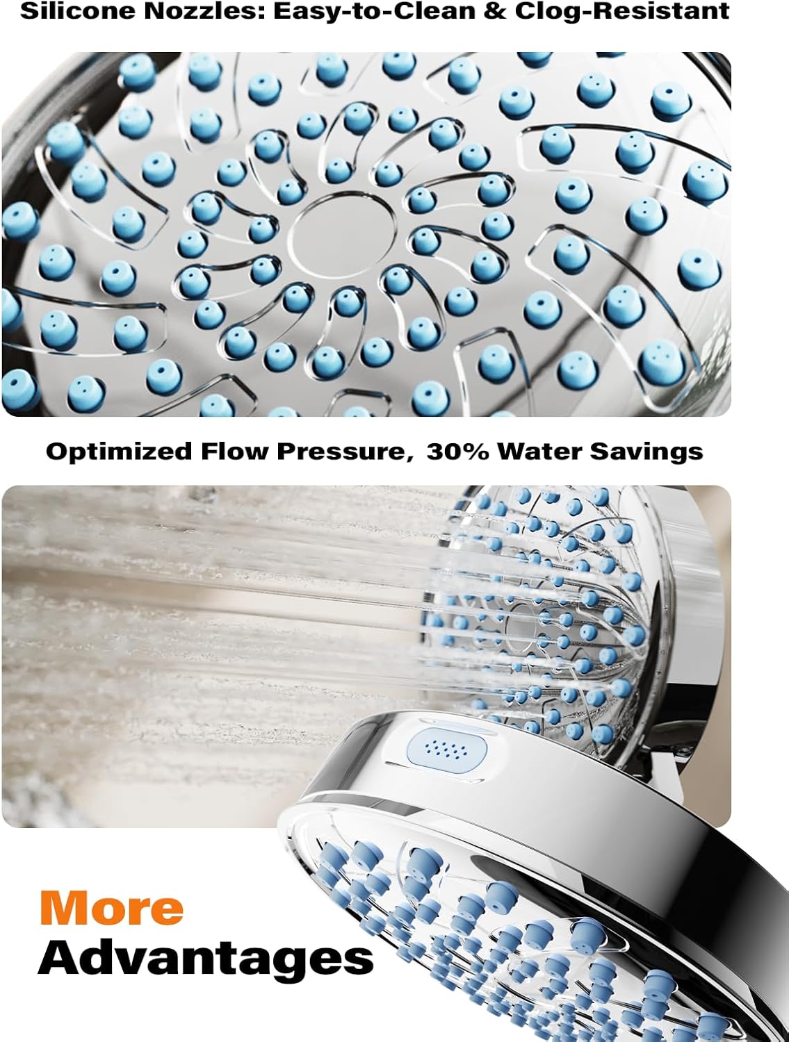 Thumbnail 6 de Cobbe Hard Water Shower Head 20 stage