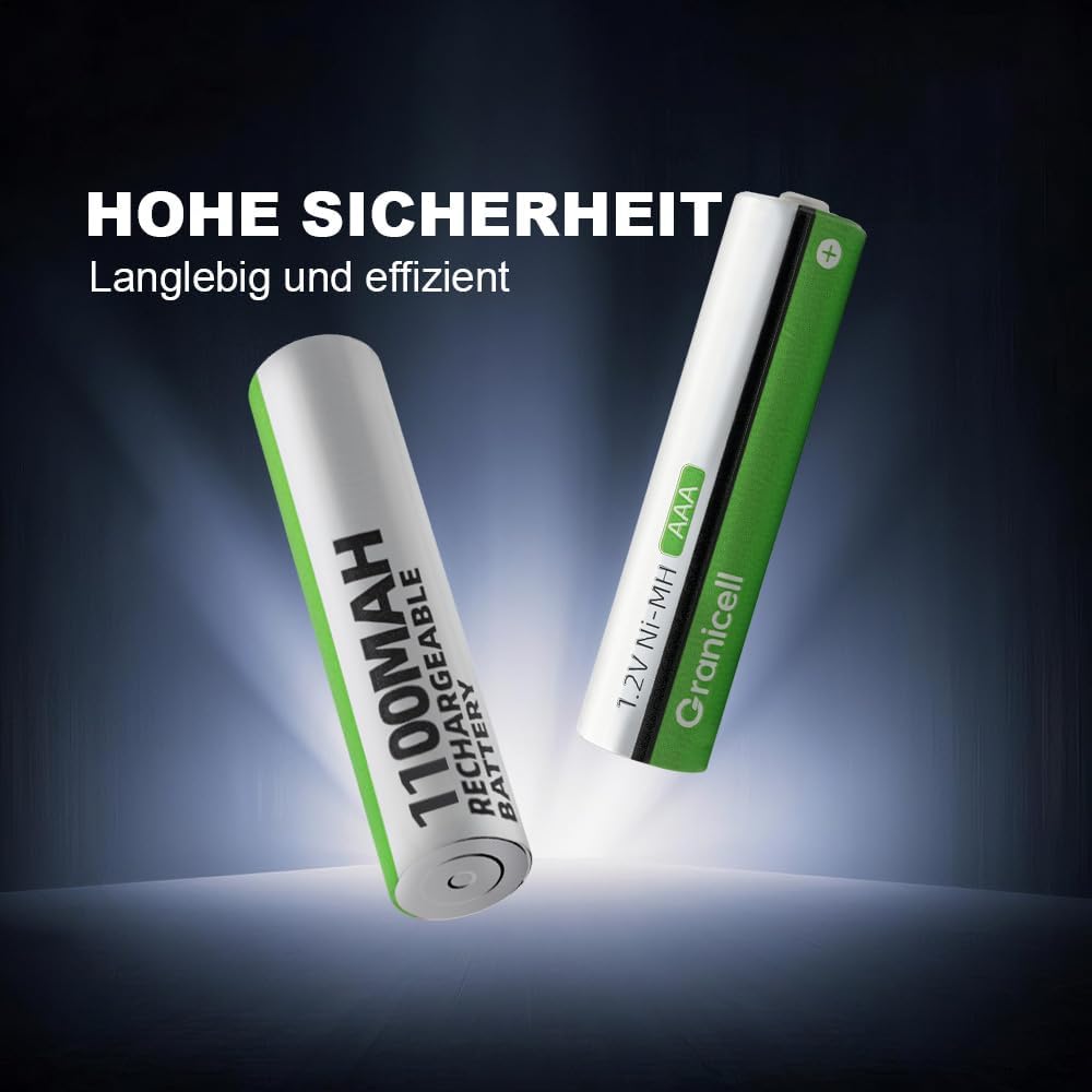 Thumbnail 2 de Granicell AAA 1100 mAh NiMH Batterie