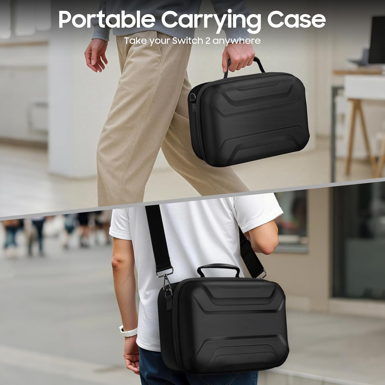 Thumbnail 5 de FINTIE Custodia rigida in EVA per Nintendo Switch 2 (2025) con 23 slot per giochi e 2 per microSD