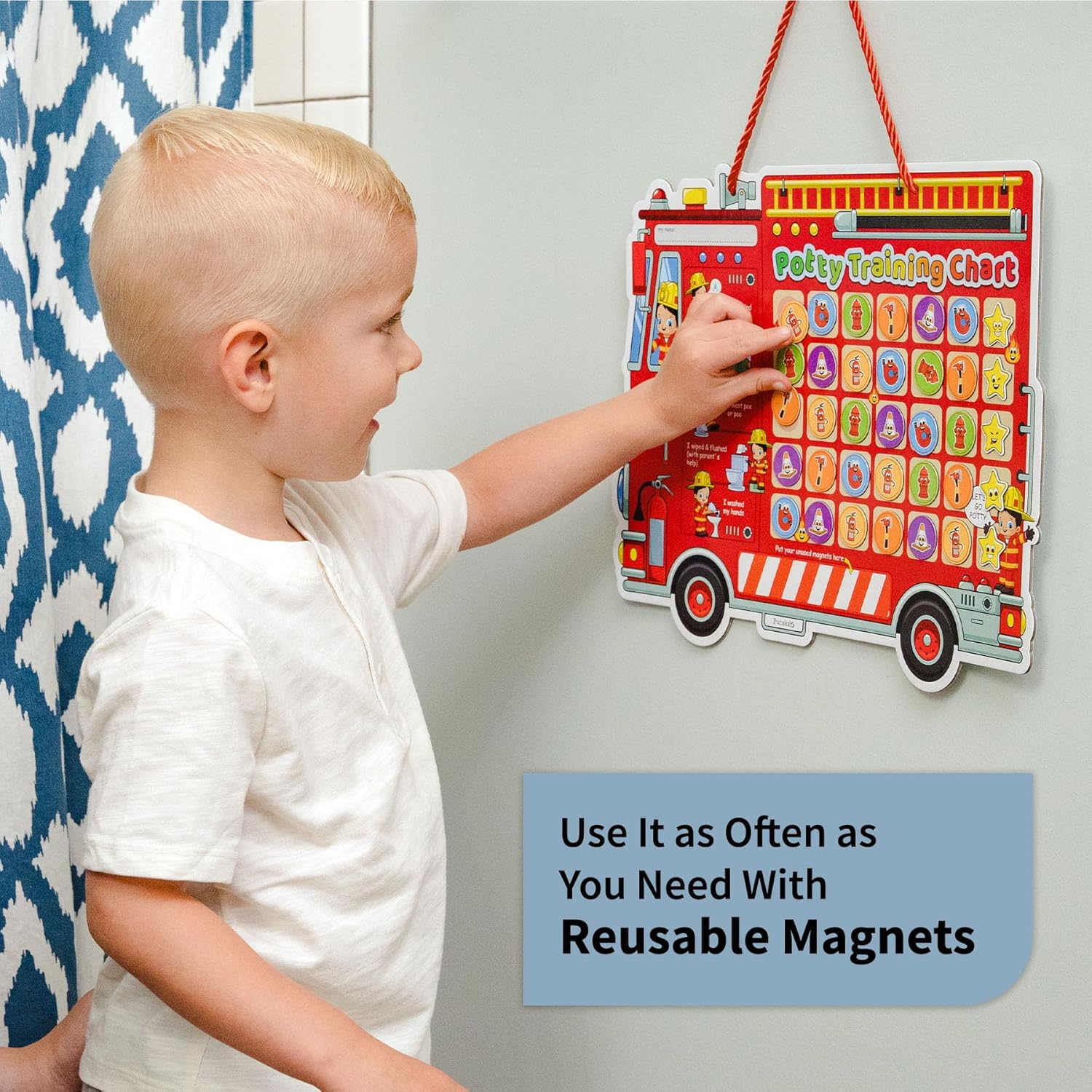 Detalle 1 de Potty training chart with 35 stickers