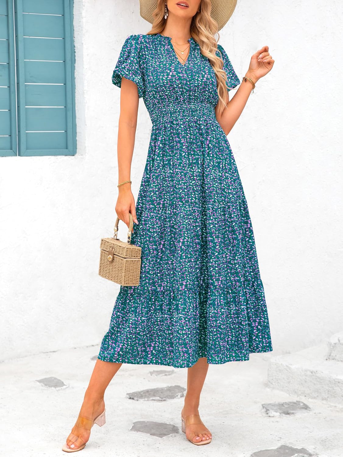 Thumbnail 1 de MASCOMODA Floral Summer Maxi Dress 2026