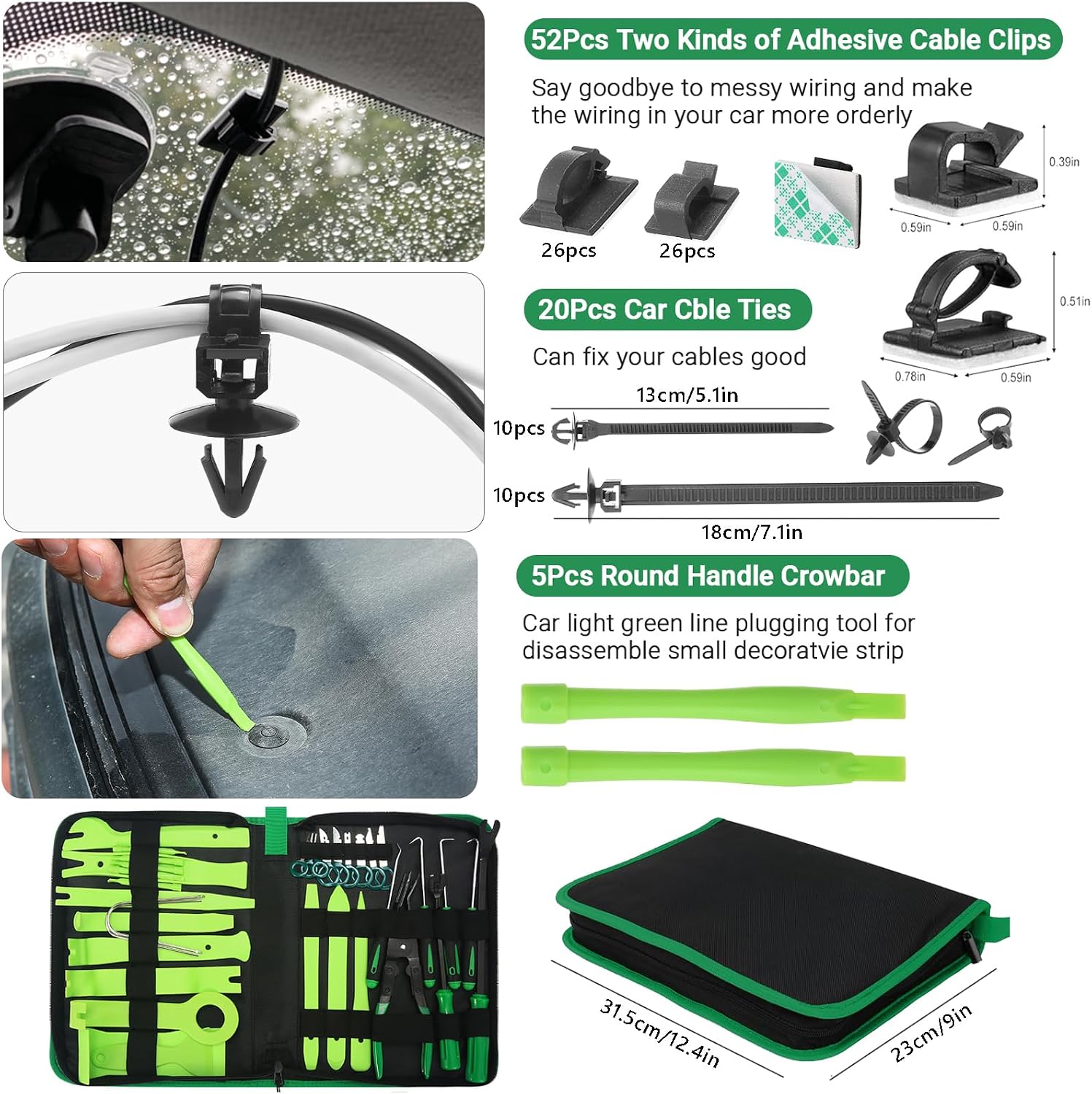 Thumbnail 6 de Uolor 415pcs Trim Removal Tool kit for cars 🛠