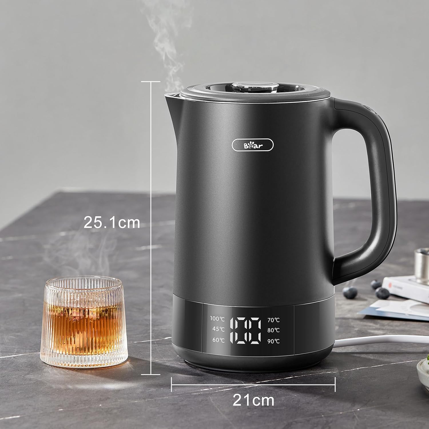 Thumbnail 6 de Bear 1.7L Electric Kettle 6‑temp settings 🔌