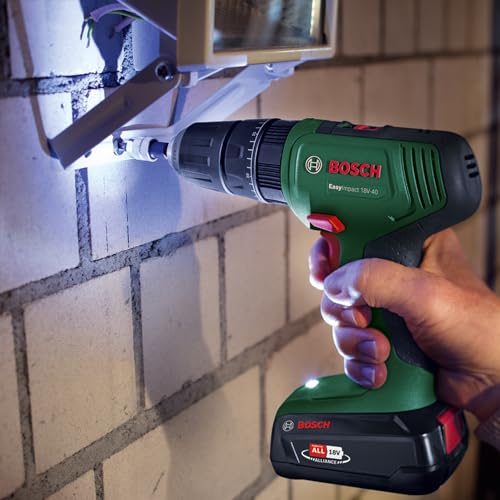 Detalle 2 de Bosch EasyImpact 18V-40 : perceuse-visseuse sans fil polyvalente avec percussion, kit complet