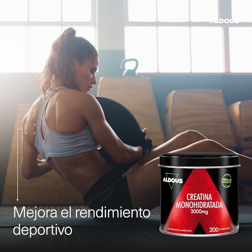 Thumbnail 6 de Creatina Monohidratada 3000 mg - Aldous Bio, 200 comprimidos