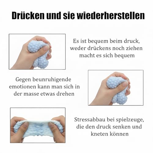 Thumbnail 2 de Stressball Erwachsene 2 Stück Traubenstress – HESUSUSI