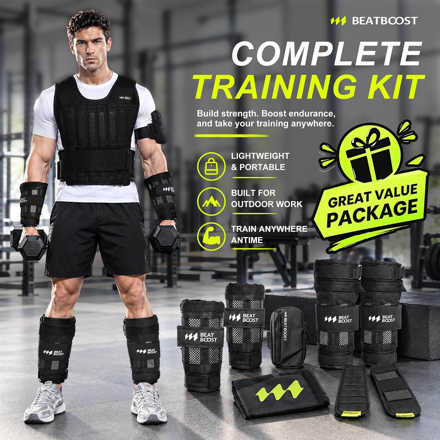 Thumbnail 6 de BeatBoost Weighted Vest 50lb ⚖