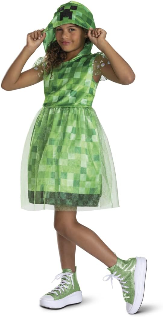 Detalle 2 de Minecraft Disguise Creeper Kostüm Größe 10-12
