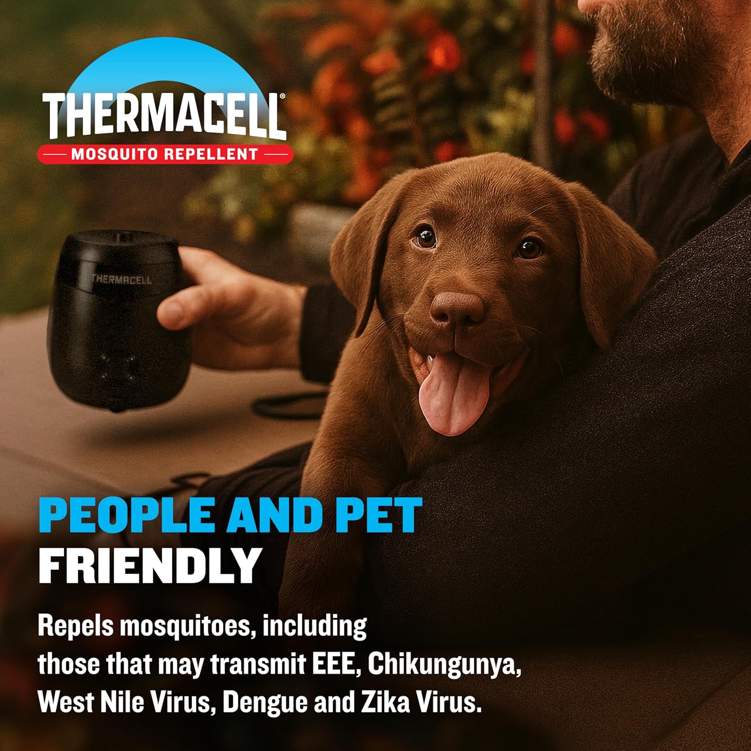 Detalle 2 de Thermacell E-Series Rechargeable Mosquito Repeller — 20ft Protection Zone, Scent Free, with Dock