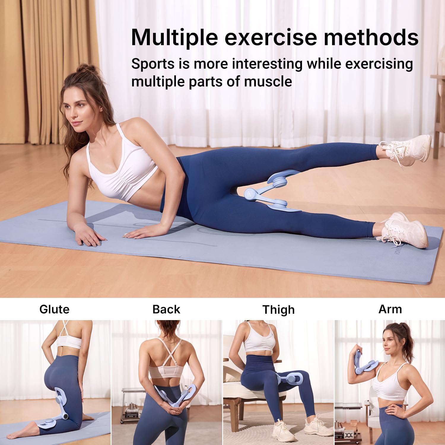 Detalle 2 de MERACH MR-2397 Thigh Trainer for Inner Thigh and Pelvic Floor Workouts