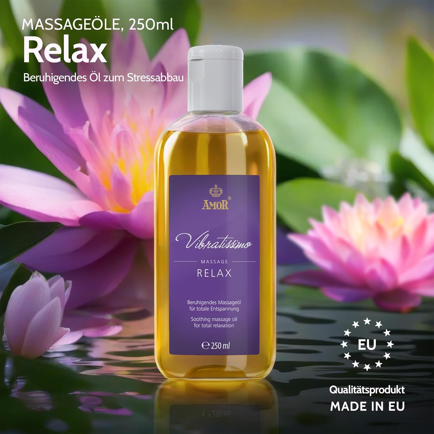 Thumbnail 1 de Vibratissimo Relax 250 ml Massageöl – Tief entspannende Duftmischung, beruhigend und gleitfähig