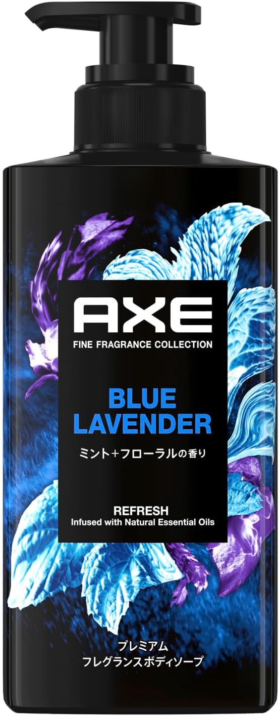 Detalle de AXE プレミアムフレグランス ブルーラベンダー メンズボディソープ 440g