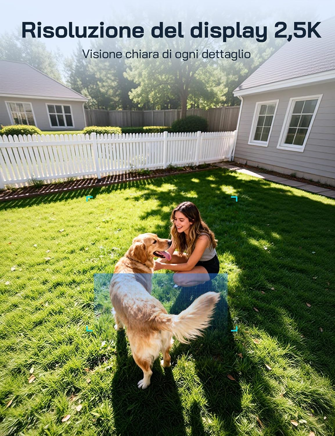 Thumbnail 1 de WOLFANG Telecamera Esterno 4G con SIM, pannello solare e 2.5K HD