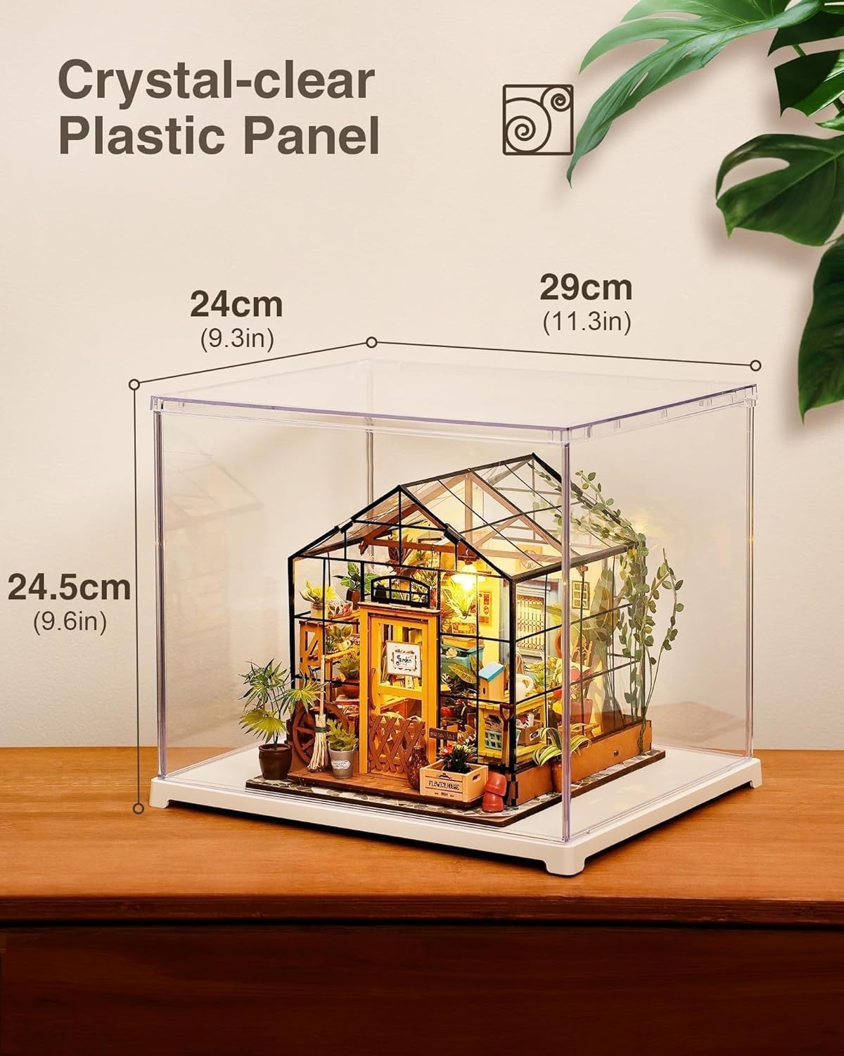 Detalle 1 de ROWOOD Acrylic Display Case 29 x 24 x 24cm