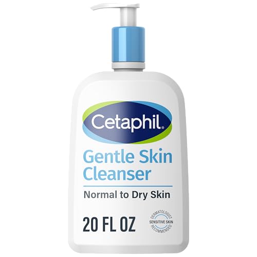 Detalle de Cetaphil Gentle Skin Cleanser, Hydrating Face Wash for Sensitive Skin (20 oz) – Calm, Cleanse, Hydrate