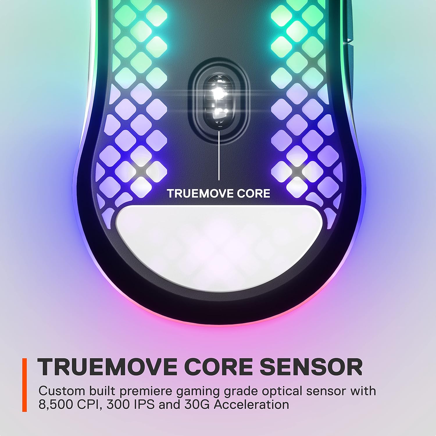 Thumbnail 6 de SteelSeries Aerox 3 Holey RGB Gaming Mouse