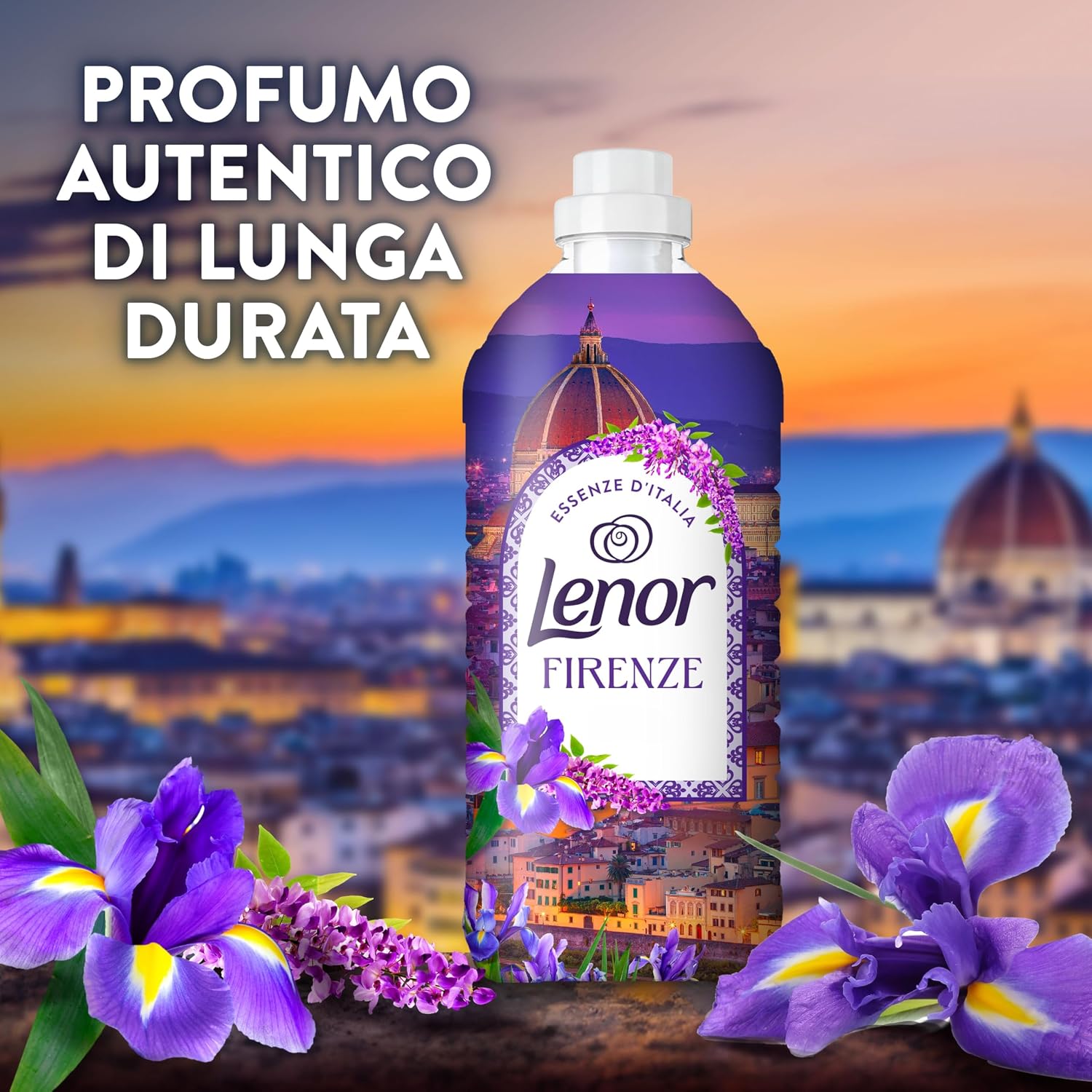 Detalle de Lenor Ammorbidente Lavatrice Concentrato Esseù Essenze d’Italia Firenze, 440 Lavaggi (8x55) - Note di Iris e Glicine