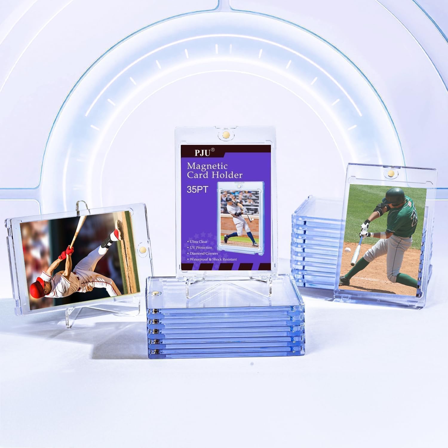 Detalle de 30ct Magnetic Card Holder, 35pt One Touch Card Protector with UV Shield