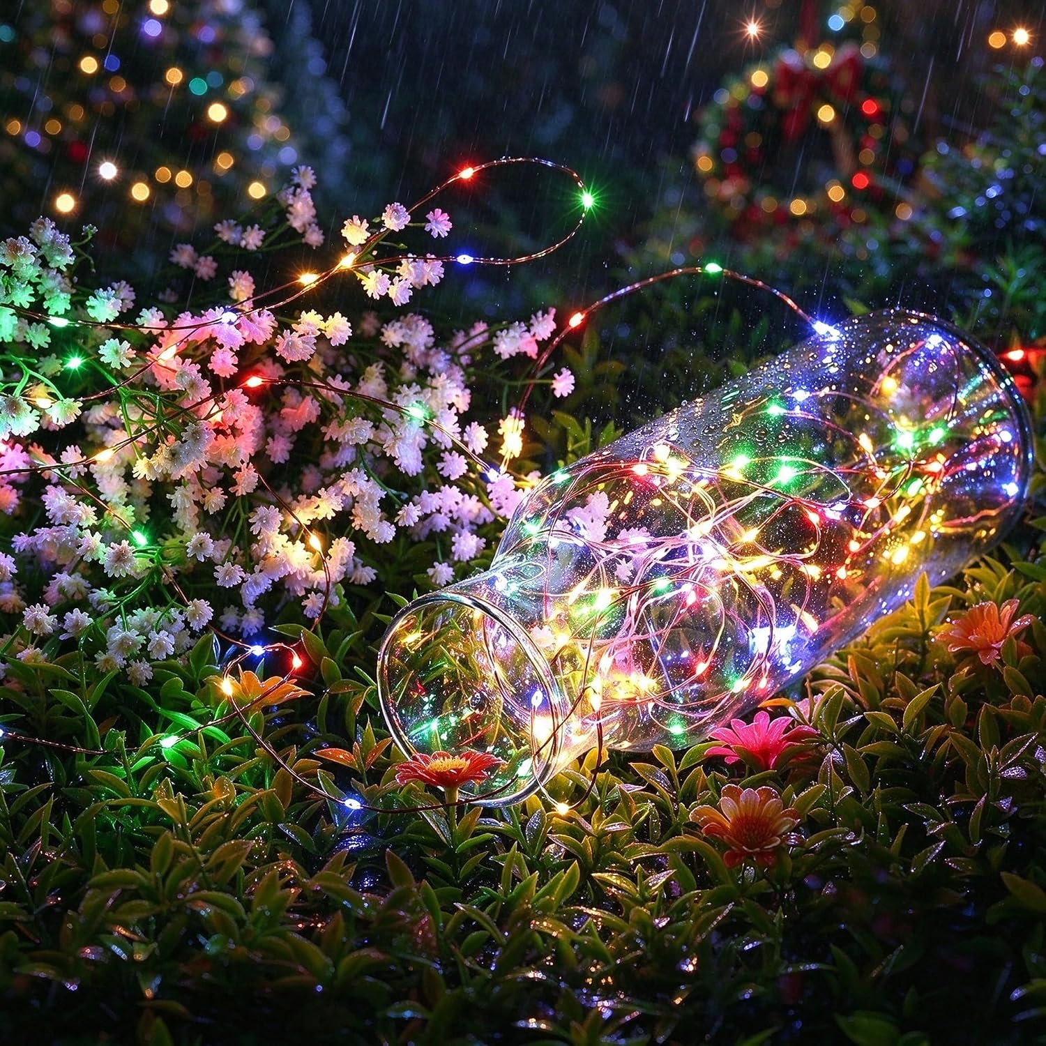 Thumbnail 5 de Joomer 3367b0d2-b065-477d-b90a-aa539db52403 Solar Fairy Lights, 2-Pack, 240 Multicolour LEDs