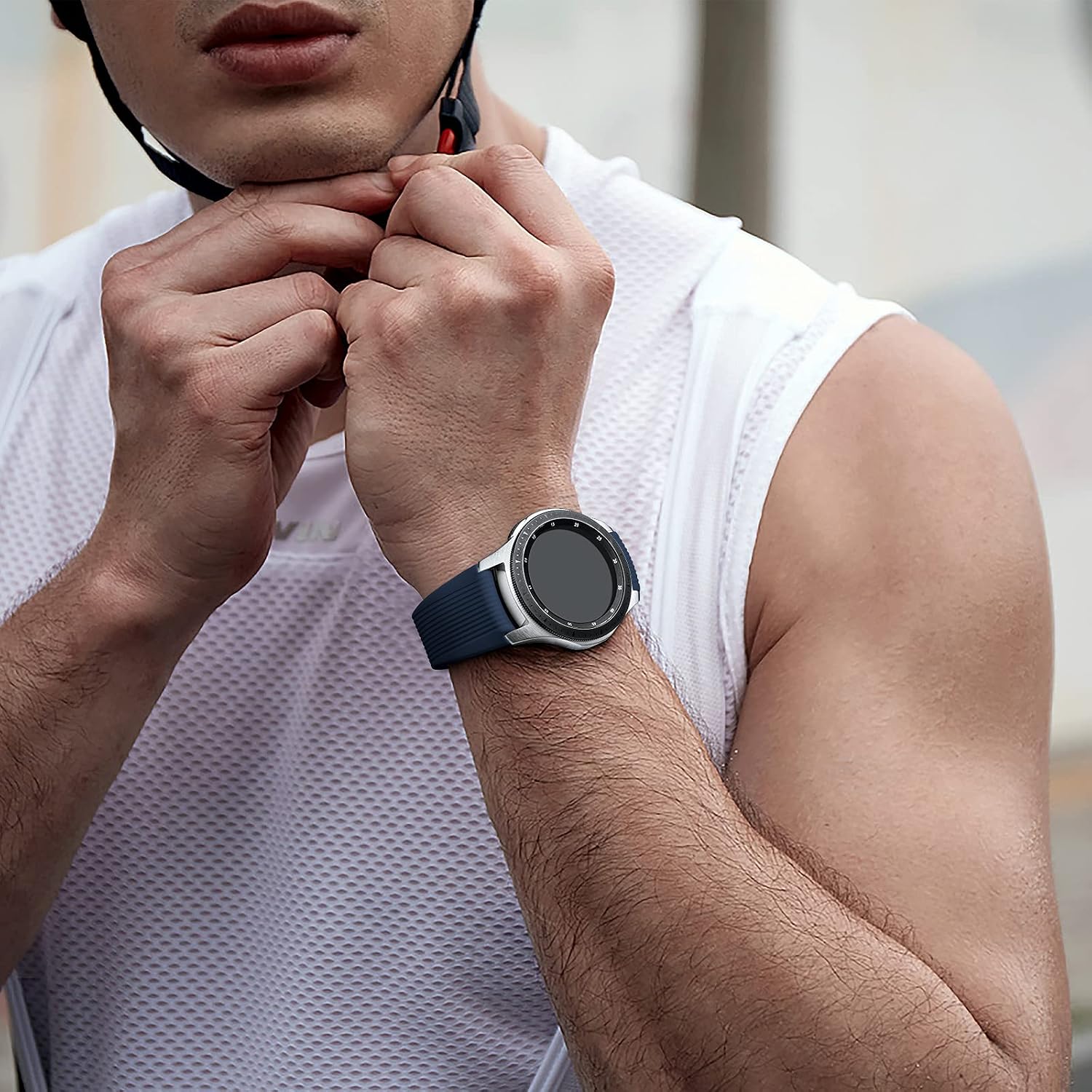 Thumbnail 5 de Mastten 22mm silicone strap for Samsung Galaxy Watch 46mm