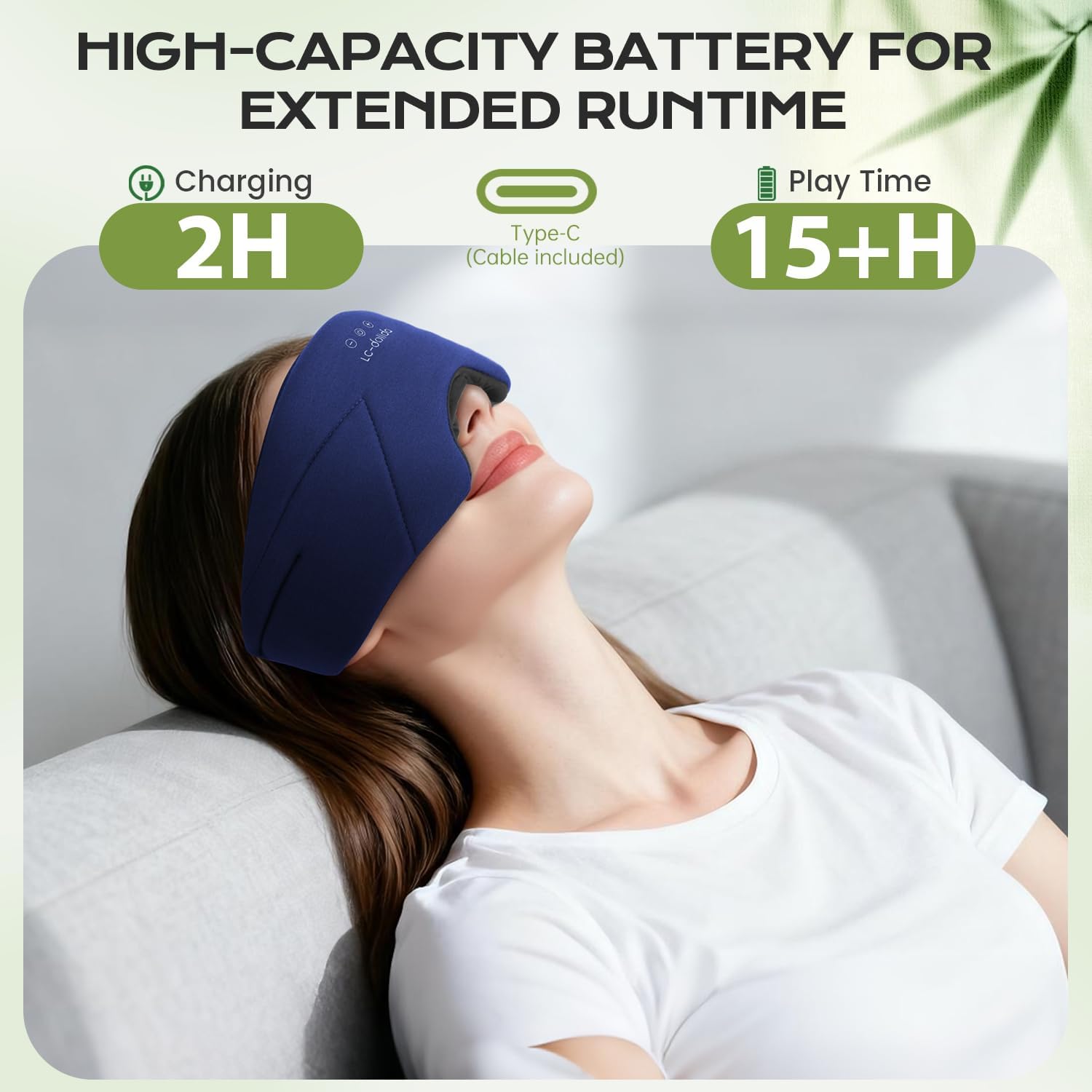 Thumbnail 4 de LC-dolida Bluetooth Sleep Mask 15h